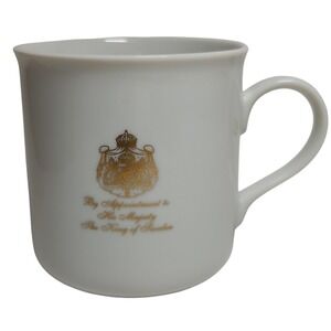 Gevalia Kaffe White Mug By Appointment To His Majesty The‎ King Of Sweden